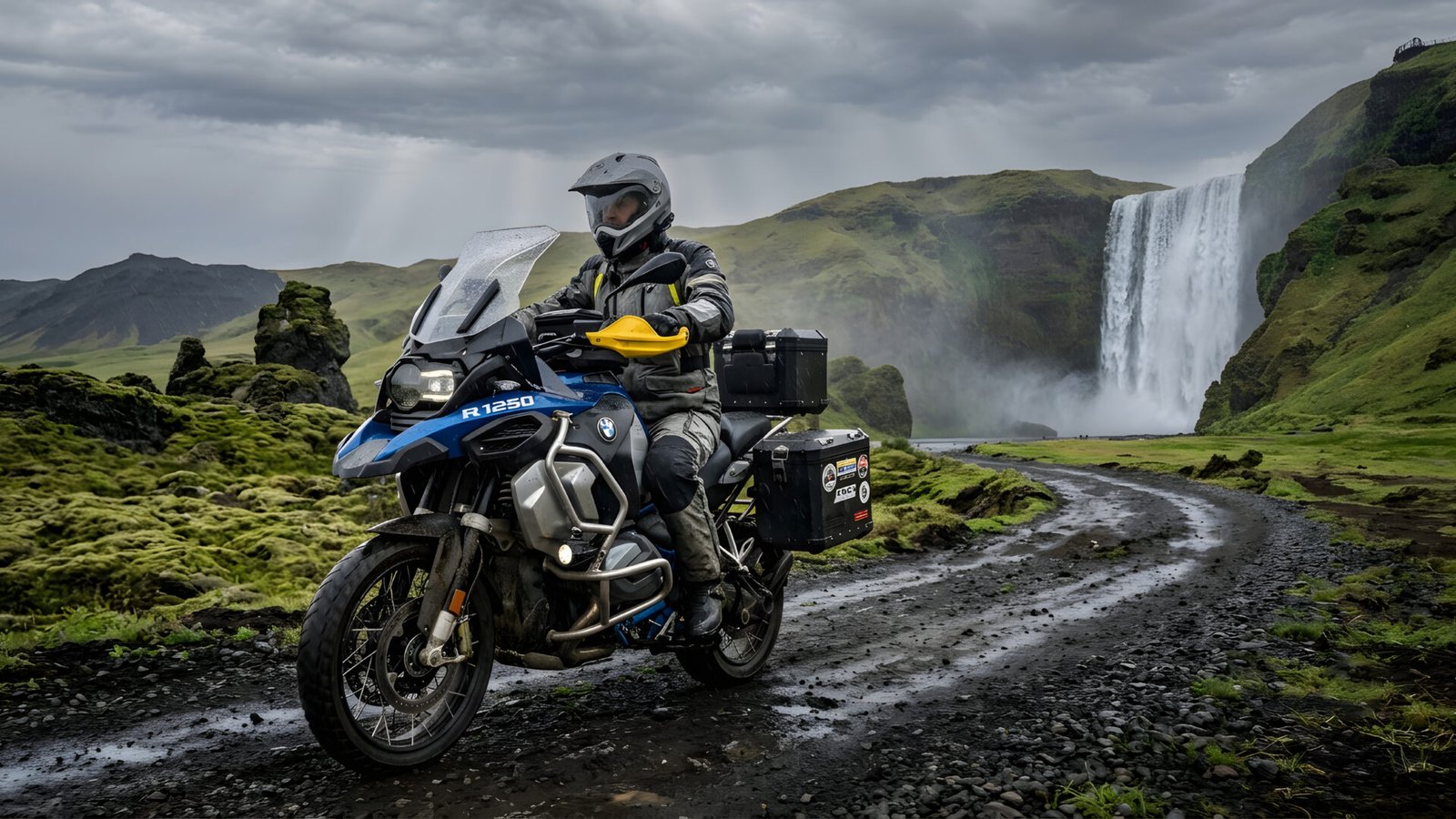 BMW R 1250 GS Adventure in theIcelandic WildernessWallpaper (4K & 8K UHD) - pixora4k.com
