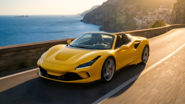 Ferrari F8 Spider Coastal Drive 4K UHDWallpaper & 8K   UHD Wallpaper