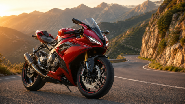 Red Superbike Mountain Road Wallpaper in 4K UHD for Desktop 3840x2160 - Free Download