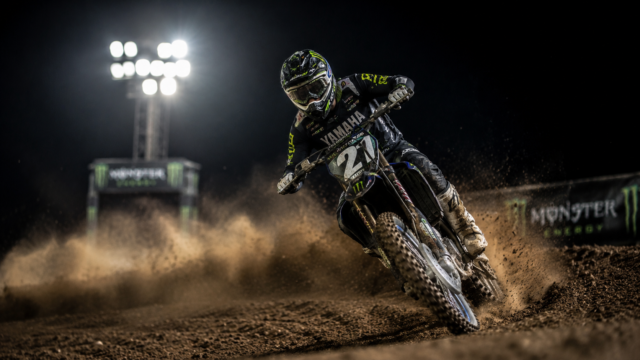 Night Motocross Racing 4K Sports Desktop Wallpaper 3840x2160 - Free Download