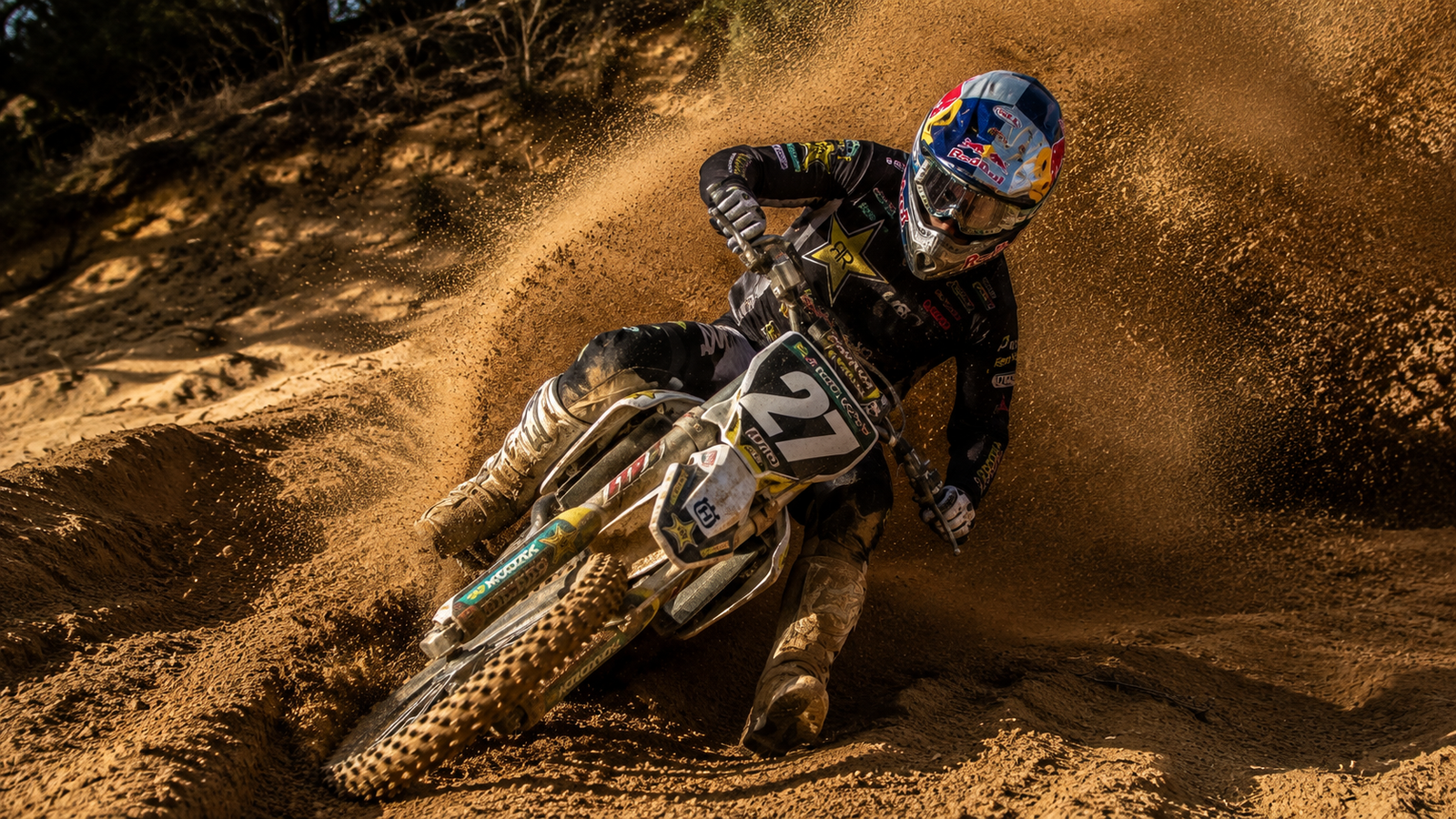 Motocross Dirt Roost 4K Sports Desktop Wallpaper - pixora4k.com