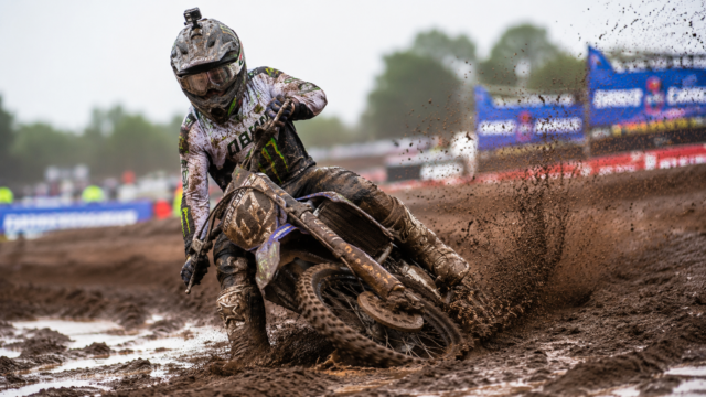 Motocross Dirt Bike Action Wallpaper – Mud Splash 4K 3840x2160 - Free Download
