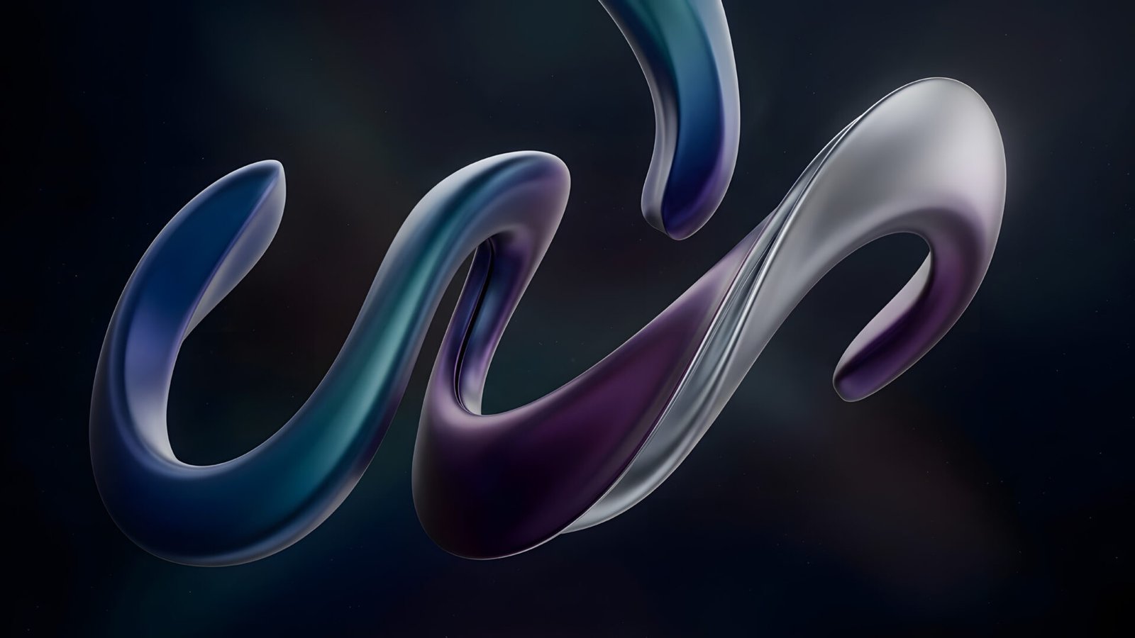 Premium Gradient Sculptures Abstract Wallpaper 4K & 8K UHD – Modern 3D Art - pixora4k.com