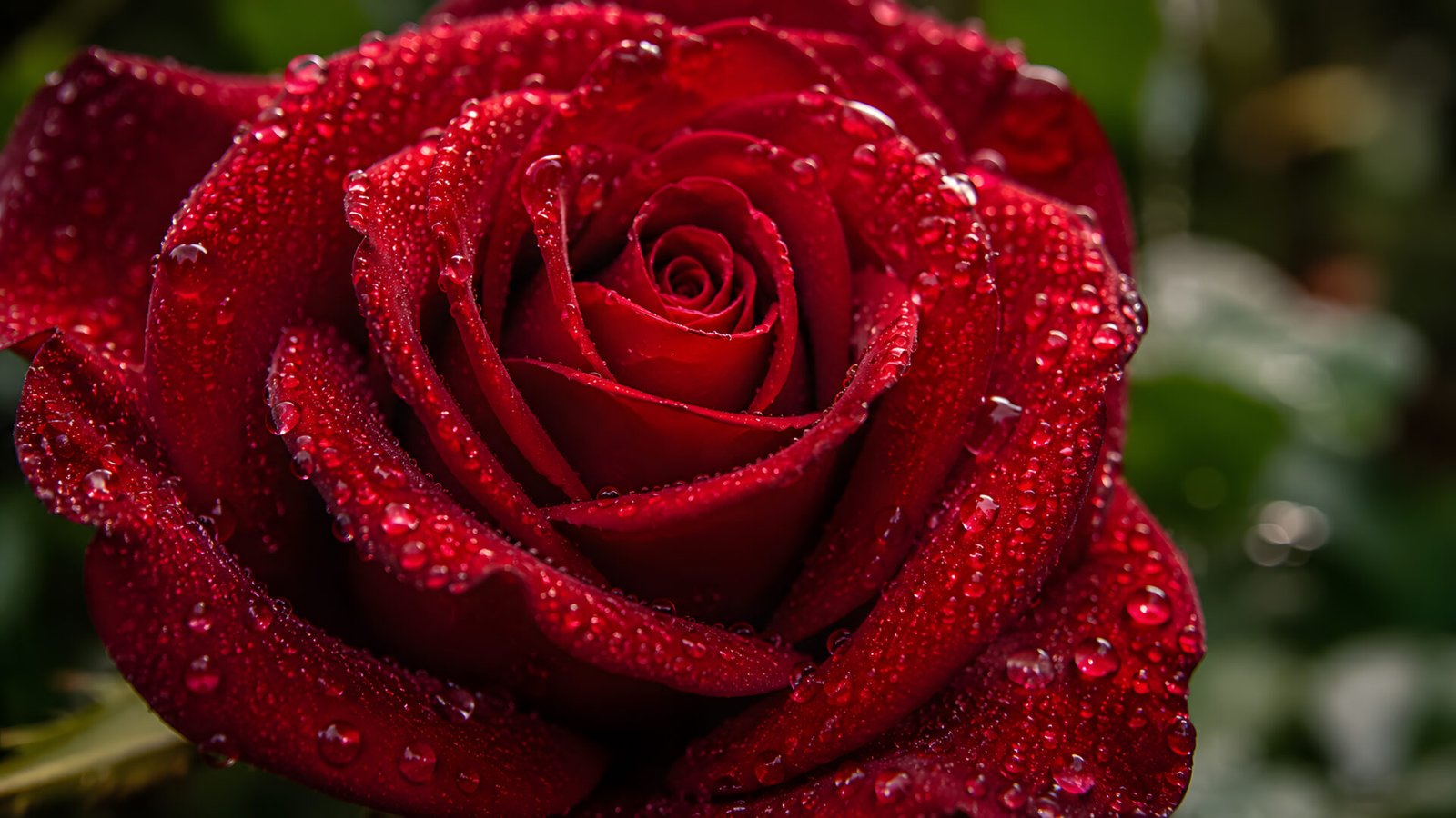 Red Rose Macro 4K UHD Wallpaper | Romantic Flower Desktop Background - pixora4k.com