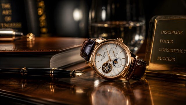 Luxury Watch and Success Mindset Desk 4K Wallpaper 3840x2160 - Free Download
