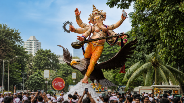Khetwadi Cha Raja Garuda Avatar Wallpaper 4K 3840x2160 - Free Download