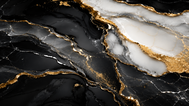 Black White and Gold Marble Texture Wallpaper 3840x2160 - Free Download