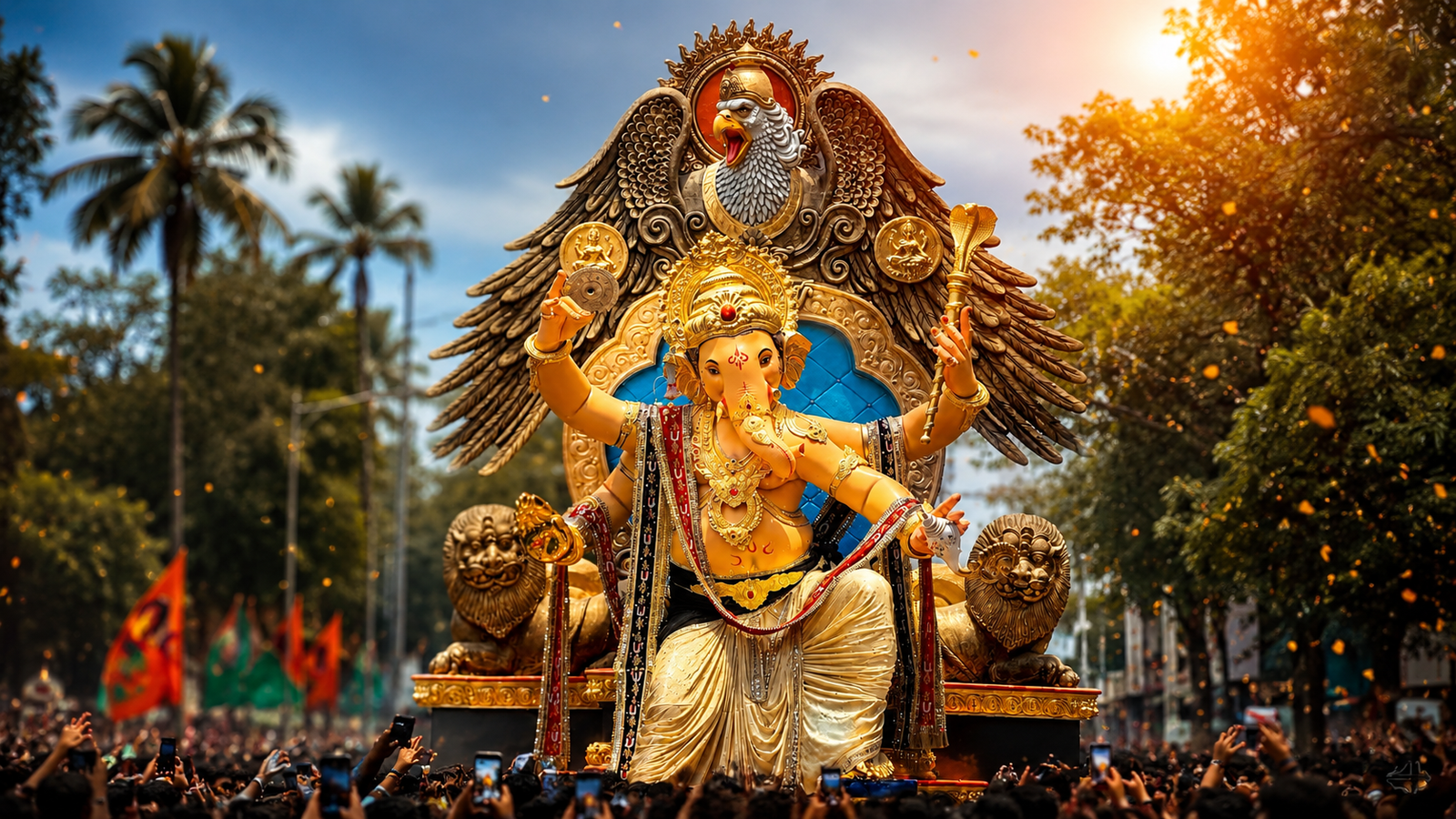 Chinchpokli Cha Chintamani 2026 Aagman Sohala Wallpaper - pixora4k.com