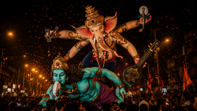 Parelcha Maharaja Ganpati Wallpaper 4K 3840x2160 - Free Download