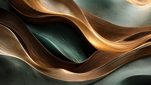Premium Wooden Abstract Waves 8K Desktop Wallpaper 3840x2160 - Free Download