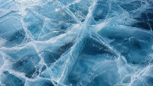 Blue Ice Texture 4K Wallpaper – Frozen Abstract Background 3840x2160 - Free Download