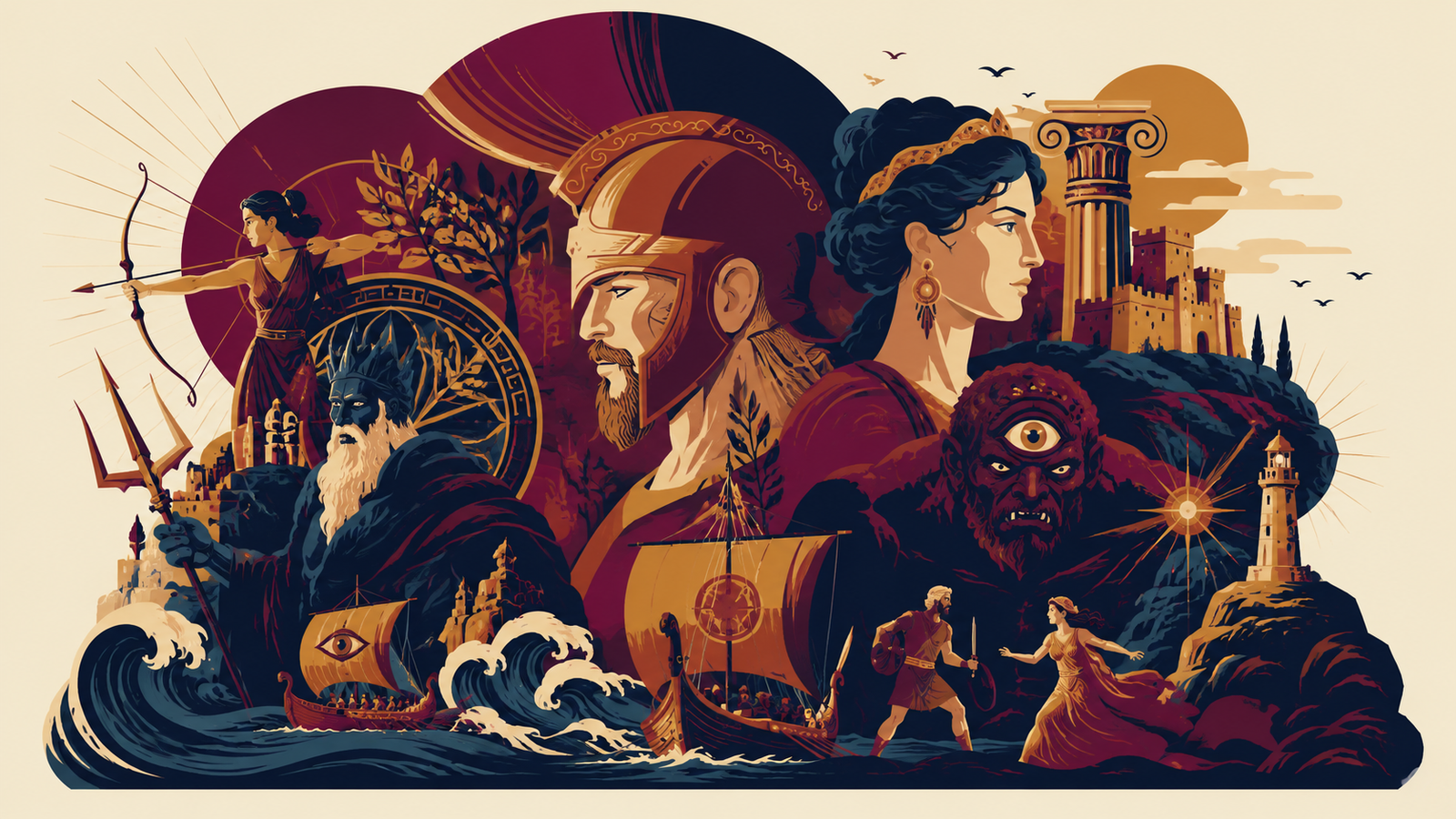 Greek Mythology Gods and Monsters Wallpaper 4K - pixora4k.com
