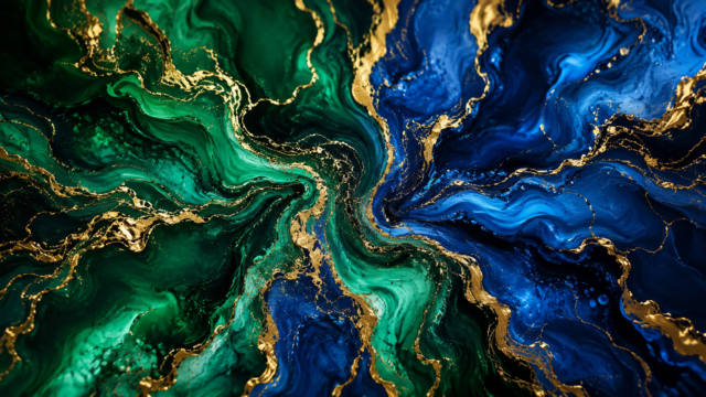 Green Blue Gold Marble 4K Wallpaper – Abstract 3840x2160 - Free Download
