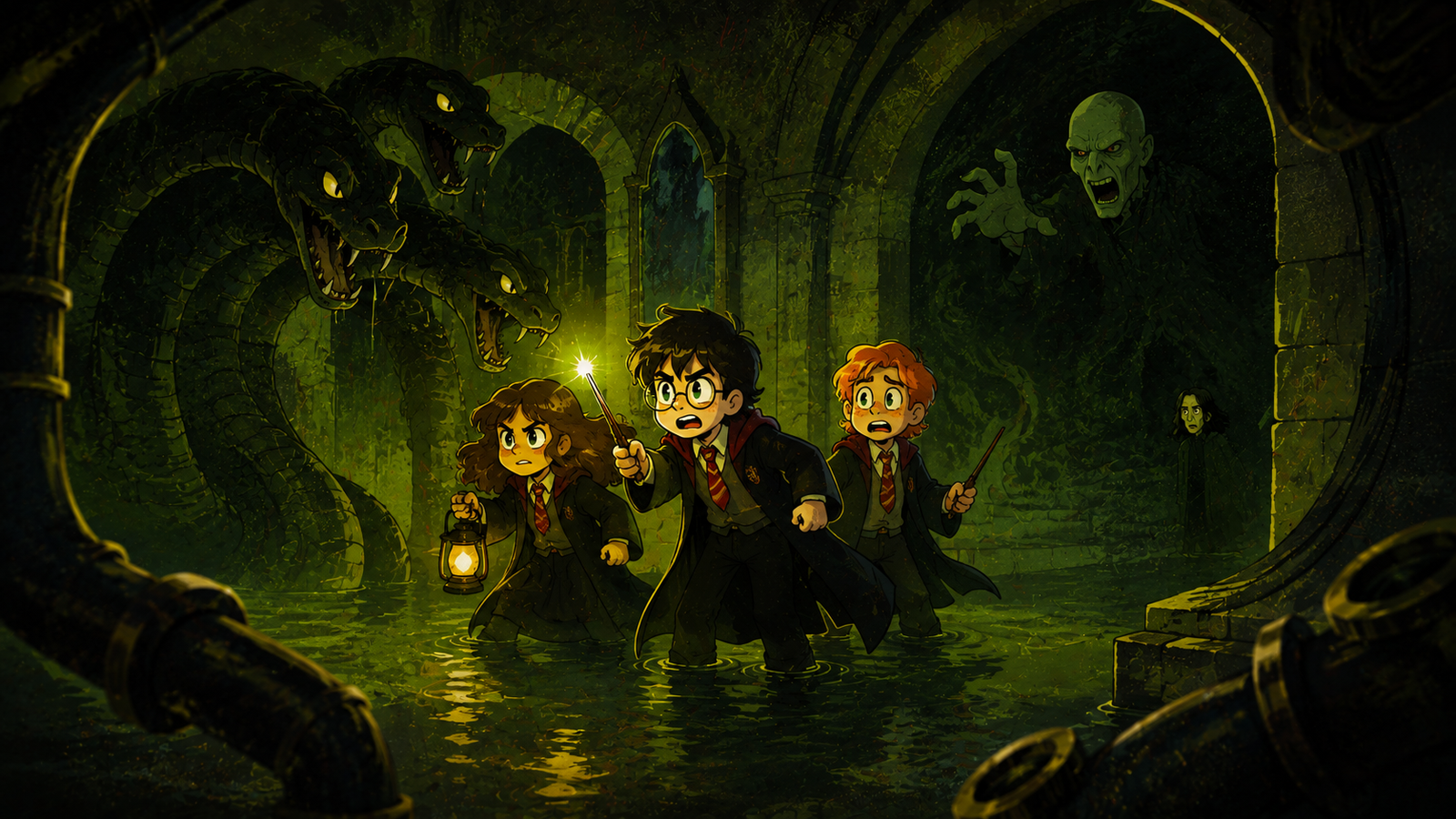 Harry Potter Chamber of Secrets Animated Wallpaper 4K - pixora4k.com