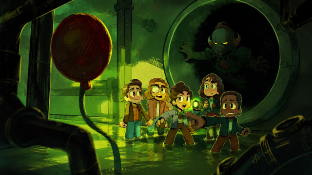 Pennywise haunted Sewer Mystery Cartoon 4K Wallpaper – Dark Adventure 3840x2160 - Free Download