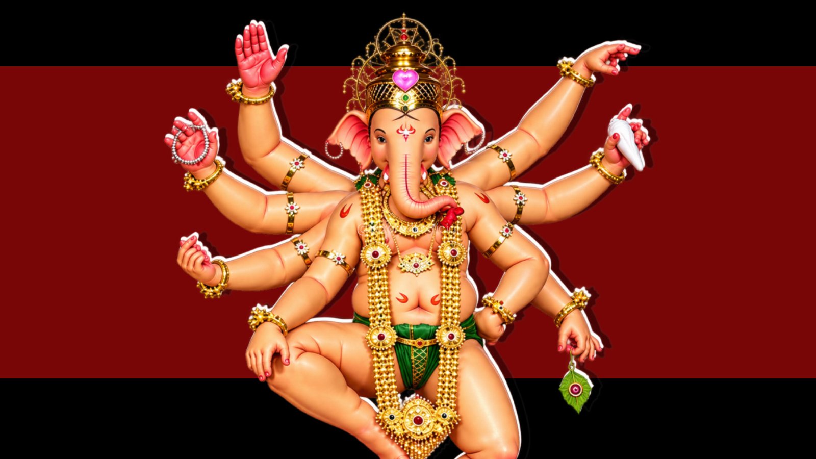 Mumbai Cha Raja Ganesh Galli First Look 4K Wallpaper - pixora4k.com
