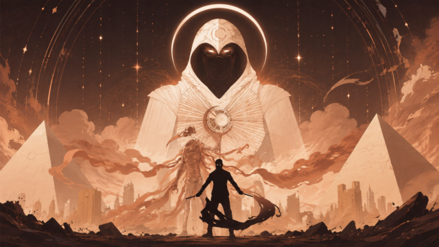 Mystical Moon Guardian 4K Wallpaper – Dark Fantasy Art 3840x2160 - Free Download