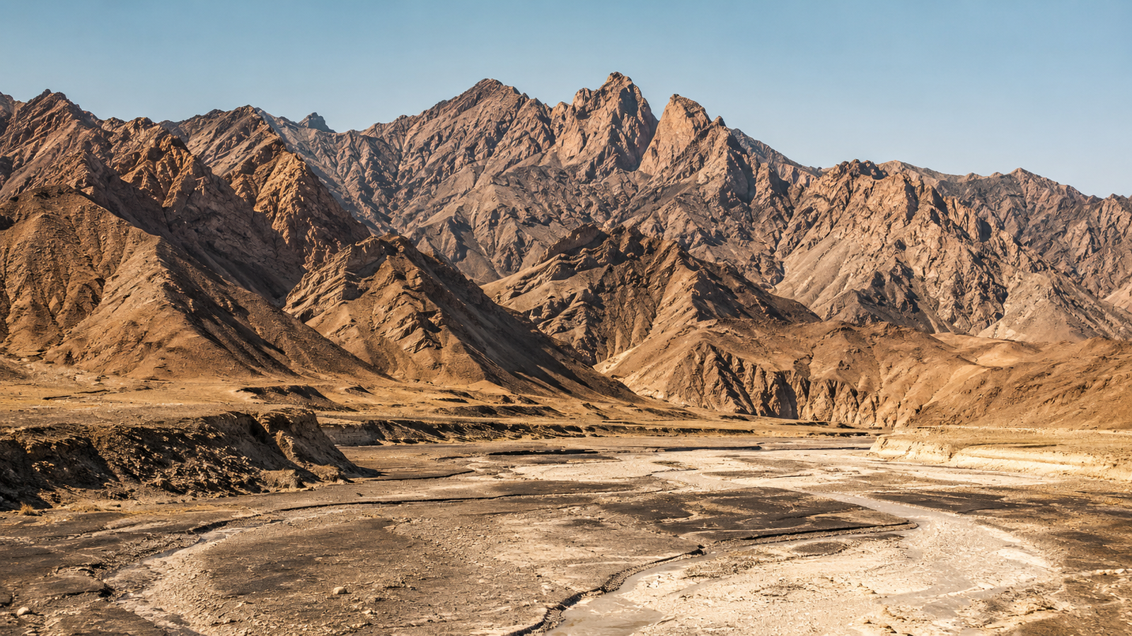Rugged Desert Mountains 4K Wallpaper – Rocky Landscape - pixora4k.com