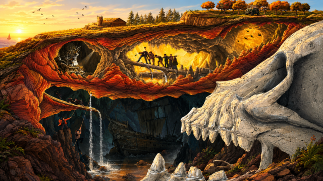 Dragon Cave Wallpaper 4K HD – Epic Fantasy Art | Pixora4K 3840x2160 - Free Download