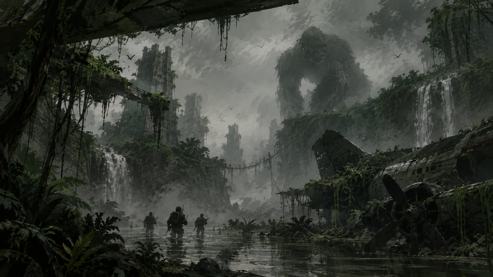 Dark Jungle Military Wallpaper 4K HD | Pixora4K - pixora4k.com